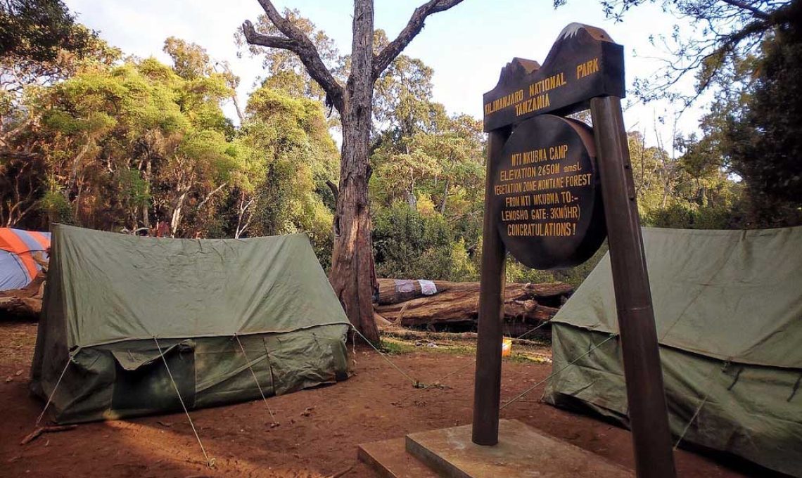 Mti Mkumbwa camp