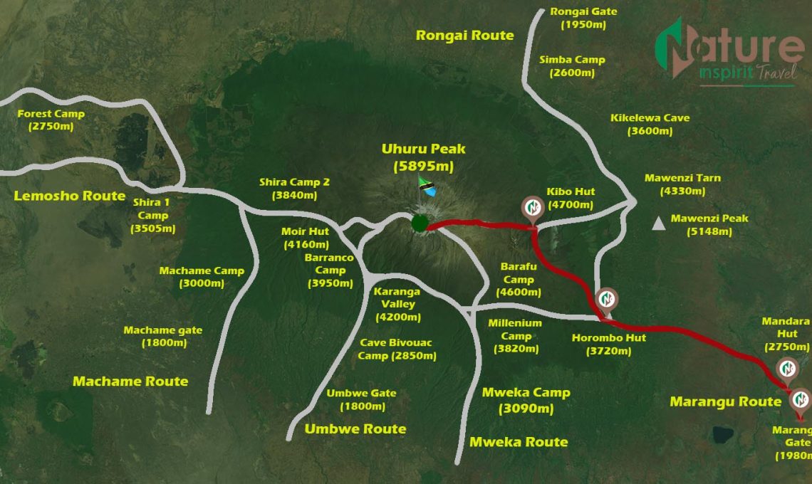 NIS Marangu ROUTE MAP
